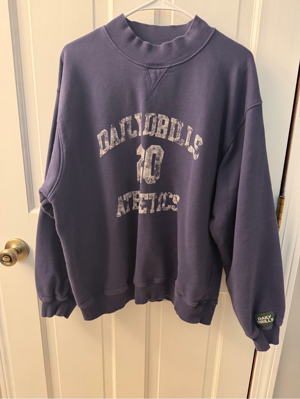 Daily Drills Navy Blue Crewneck Sweatshirt